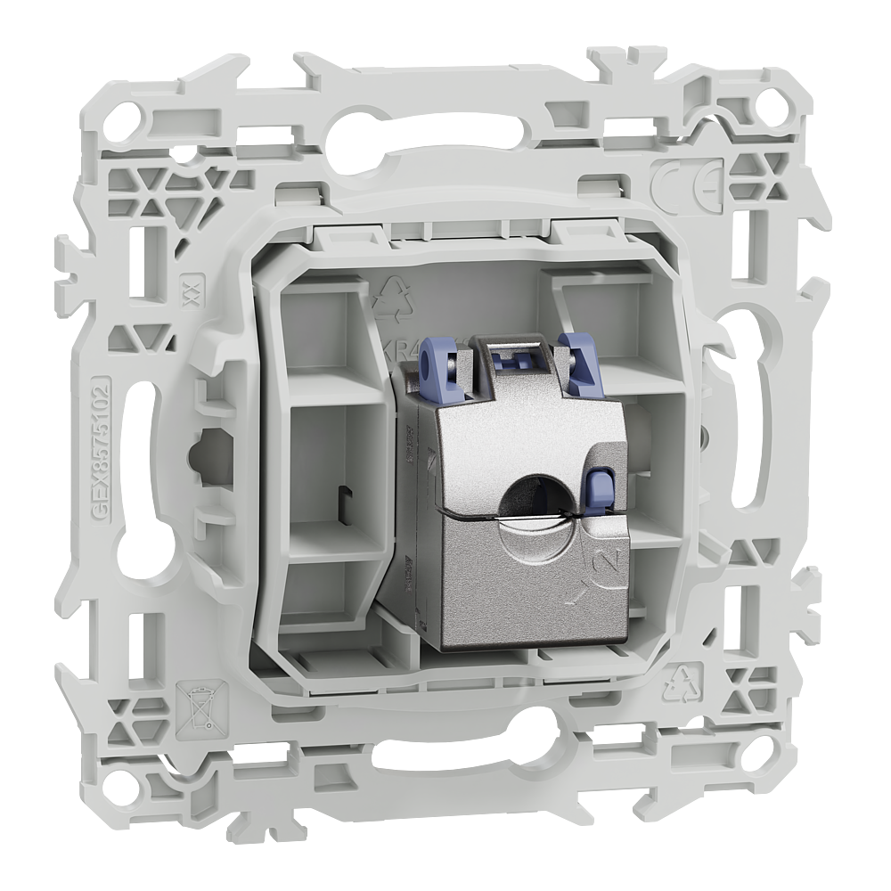 Odace prise RJ45 cat.6 STP blanc